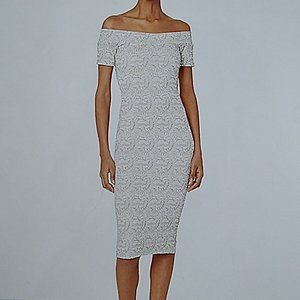 Dress The Population Jemma Midi Lace Dress